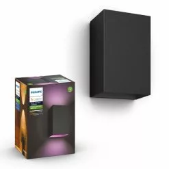 Philips Hue Resonate Hue WACA Wall Lantern Black 2x8