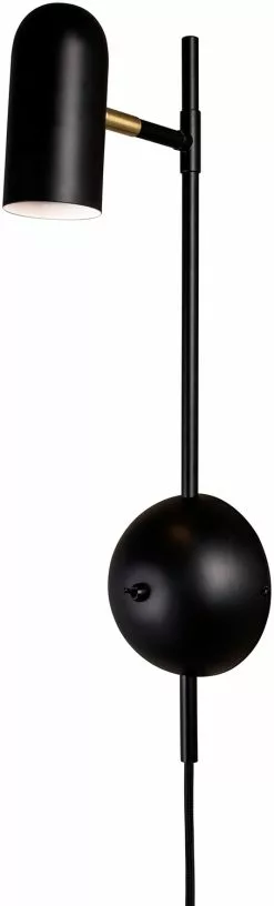 Globen Lighting Vägg Swan Svart