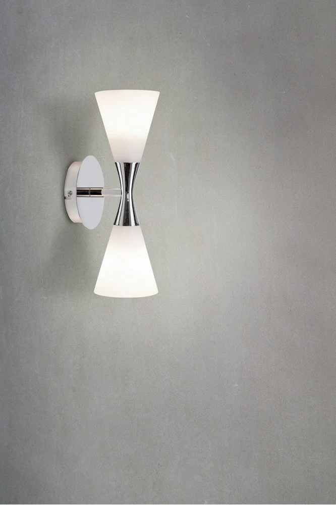 Herstal Harlekin Vägglampa Duo Krom E14 - Bild 2