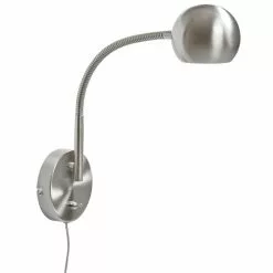 AH Belysning Fladen Vägg Nickel